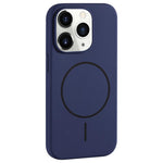 Custodia per telefono in silicone liquido con ampio foro per fotocamera e MagSafe, copertura completa., For iPhone 11 Pro Max, For iPhone 11