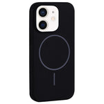 Custodia per telefono in silicone liquido con ampio foro per fotocamera e MagSafe, copertura completa., For iPhone 11 Pro Max, For iPhone 11