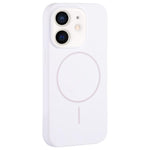 Custodia per telefono in silicone liquido con ampio foro per fotocamera e MagSafe, copertura completa., For iPhone 11 Pro Max, For iPhone 11