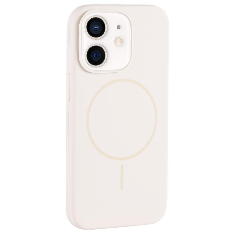 Custodia per telefono in silicone liquido con ampio foro per fotocamera e MagSafe, copertura completa., For iPhone 11 Pro Max, For iPhone 11