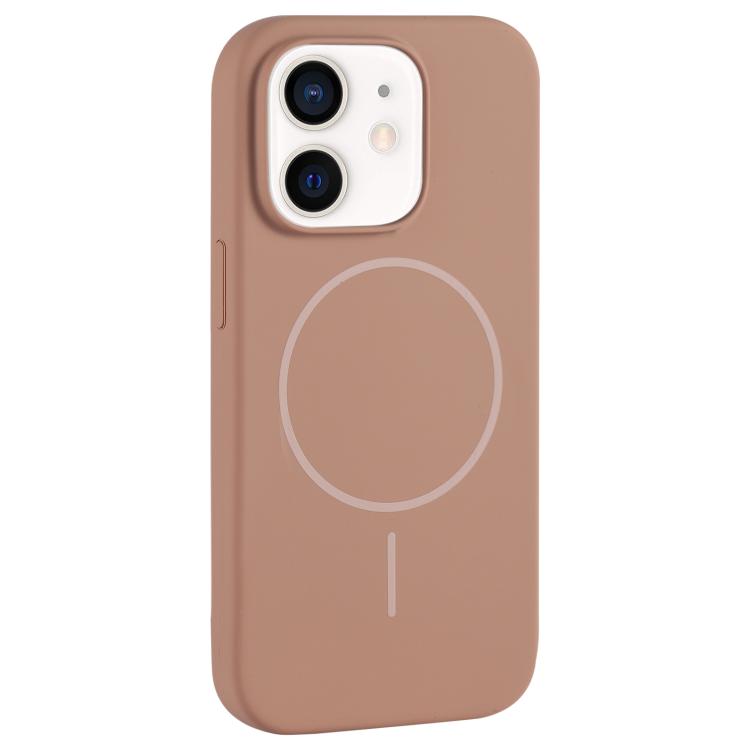 Custodia per telefono in silicone liquido con ampio foro per fotocamera e MagSafe, copertura completa., For iPhone 11 Pro Max, For iPhone 11