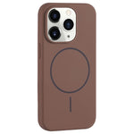 Custodia per telefono in silicone liquido con ampio foro per fotocamera e MagSafe, copertura completa., For iPhone 11 Pro
