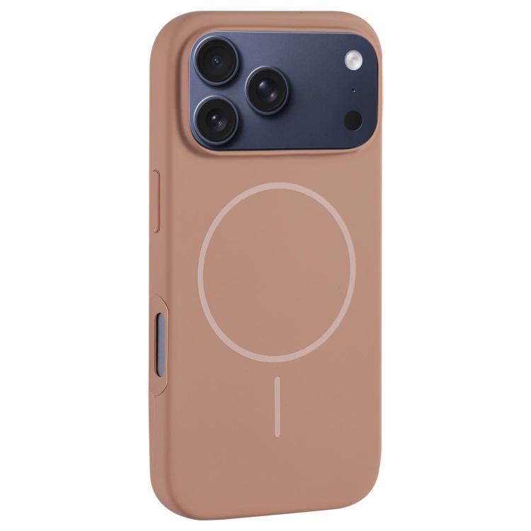 Custodia per telefono in silicone liquido con ampio foro per fotocamera e MagSafe, copertura completa., For iPhone 17 Pro Max, For iPhone 17 Pro