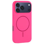 Custodia per telefono in silicone liquido con ampio foro per fotocamera e MagSafe, copertura completa., For iPhone 17 Pro Max, For iPhone 17 Pro