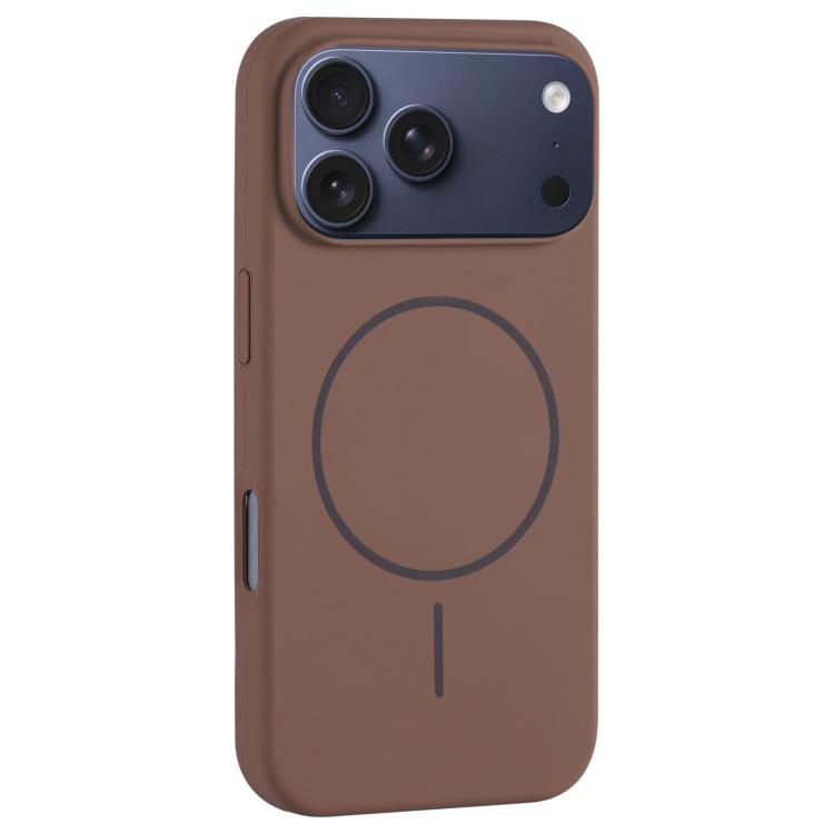 Custodia per telefono in silicone liquido con ampio foro per fotocamera e MagSafe, copertura completa., For iPhone 17 Pro Max, For iPhone 17 Pro