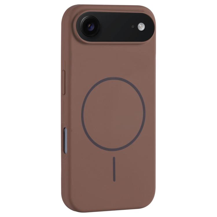 Custodia per telefono in silicone liquido con ampio foro per fotocamera e MagSafe, copertura completa., For iPhone 17, For iPhone Air
