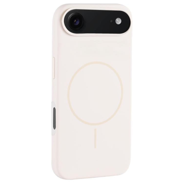 Custodia per telefono in silicone liquido con ampio foro per fotocamera e MagSafe, copertura completa., For iPhone 17, For iPhone Air