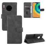 Tinta unita Skin Feel Fibbia magnetica Flip orizzontale Custodia in pelle PU con struttura in vitello con supporto e slot per schede e portafoglio, For Huawei Mate 30 Pro, For Huawei nova 6 SE / P40 Lite, For Huawei Honor 10 Lite / P smart (2019)      ...