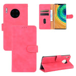 Tinta unita Skin Feel Fibbia magnetica Flip orizzontale Custodia in pelle PU con struttura in vitello con supporto e slot per schede e portafoglio, For Huawei Mate 30 Pro, For Huawei nova 6 SE / P40 Lite, For Huawei Honor 10 Lite / P smart (2019)      ...