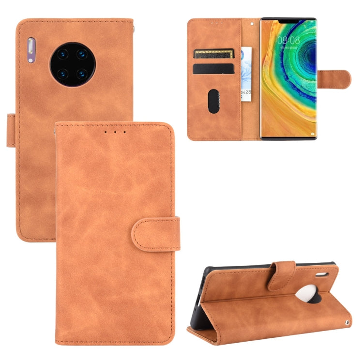 Tinta unita Skin Feel Fibbia magnetica Flip orizzontale Custodia in pelle PU con struttura in vitello con supporto e slot per schede e portafoglio, For Huawei Mate 30 Pro, For Huawei nova 6 SE / P40 Lite, For Huawei Honor 10 Lite / P smart (2019)      ...