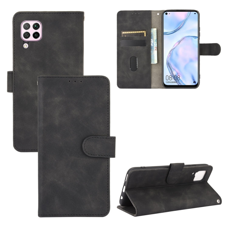 Tinta unita Skin Feel Fibbia magnetica Flip orizzontale Custodia in pelle PU con struttura in vitello con supporto e slot per schede e portafoglio, For Huawei Mate 30 Pro, For Huawei nova 6 SE / P40 Lite, For Huawei Honor 10 Lite / P smart (2019)      ...