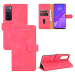 Tinta unita Skin Feel Fibbia magnetica Flip orizzontale Custodia in pelle PU con struttura in vitello con supporto e slot per schede e portafoglio, For Huawei P30 Pro, For Huawei Y8p / Enjoy 10s, For Huawei nova 7 5G