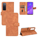 Tinta unita Skin Feel Fibbia magnetica Flip orizzontale Custodia in pelle PU con struttura in vitello con supporto e slot per schede e portafoglio, For Huawei P30 Pro, For Huawei Y8p / Enjoy 10s, For Huawei nova 7 5G