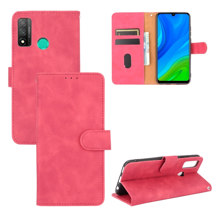 Tinta unita Skin Feel Fibbia magnetica Flip orizzontale Custodia in pelle PU con struttura in vitello con supporto e slot per schede e portafoglio, For Huawei nova 7 Pro 5G, For Huawei P smart 2020, For Huawei Honor 10i / 20i / Enjoy 9s                ...