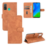 Tinta unita Skin Feel Fibbia magnetica Flip orizzontale Custodia in pelle PU con struttura in vitello con supporto e slot per schede e portafoglio, For Huawei nova 7 Pro 5G, For Huawei P smart 2020, For Huawei Honor 10i / 20i / Enjoy 9s                ...