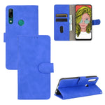 Tinta unita Skin Feel Fibbia magnetica Flip orizzontale Custodia in pelle PU con struttura in vitello con supporto e slot per schede e portafoglio, For Huawei P smart Z / Y9 Prime (2019), For Huawei Honor 30 Youth, For Huawei P30                       ...
