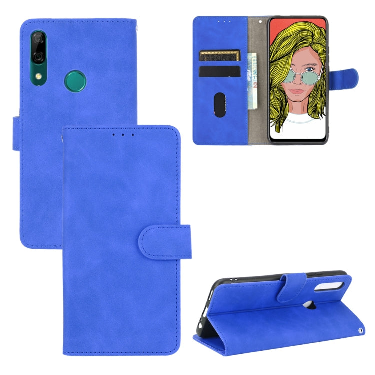Tinta unita Skin Feel Fibbia magnetica Flip orizzontale Custodia in pelle PU con struttura in vitello con supporto e slot per schede e portafoglio, For Huawei P smart Z / Y9 Prime (2019), For Huawei Honor 30 Youth, For Huawei P30                       ...