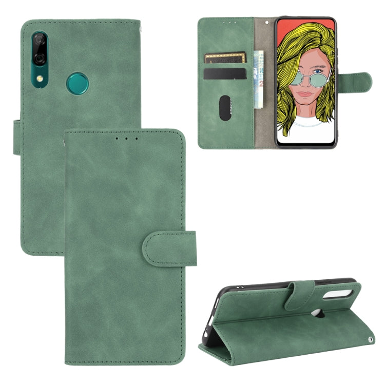 Tinta unita Skin Feel Fibbia magnetica Flip orizzontale Custodia in pelle PU con struttura in vitello con supporto e slot per schede e portafoglio, For Huawei P smart Z / Y9 Prime (2019), For Huawei Honor 30 Youth, For Huawei P30                       ...