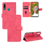 Tinta unita Skin Feel Fibbia magnetica Flip orizzontale Custodia in pelle PU con struttura in vitello con supporto e slot per schede e portafoglio, For Huawei P smart Z / Y9 Prime (2019), For Huawei Honor 30 Youth, For Huawei P30                       ...