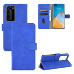 Tinta unita Skin Feel Fibbia magnetica Flip orizzontale Custodia in pelle PU con struttura in vitello con supporto e slot per schede e portafoglio, For Huawei P40 Pro, For Huawei Honor 20 / nova 5T, For Huawei P40 Pro+, For Huawei P40