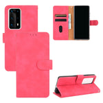 Tinta unita Skin Feel Fibbia magnetica Flip orizzontale Custodia in pelle PU con struttura in vitello con supporto e slot per schede e portafoglio, For Huawei P40 Pro, For Huawei Honor 20 / nova 5T, For Huawei P40 Pro+, For Huawei P40