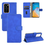 Tinta unita Skin Feel Fibbia magnetica Flip orizzontale Custodia in pelle PU con struttura in vitello con supporto e slot per schede e portafoglio, For Huawei P40 Pro, For Huawei Honor 20 / nova 5T, For Huawei P40 Pro+, For Huawei P40
