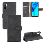 Tinta unita Skin Feel Fibbia magnetica Flip orizzontale Custodia in pelle PU con struttura in vitello con supporto e slot per schede e portafoglio, For Huawei Maimang 9 / Mate 40 Lite, For Huawei Mate 30, For Huawei nova 6 5G                           ...