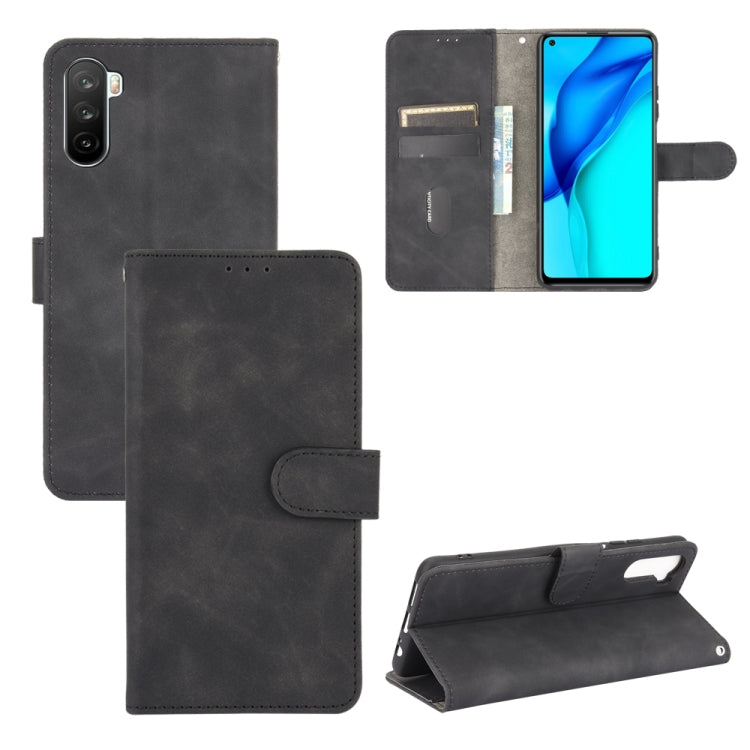 Tinta unita Skin Feel Fibbia magnetica Flip orizzontale Custodia in pelle PU con struttura in vitello con supporto e slot per schede e portafoglio, For Huawei Maimang 9 / Mate 40 Lite, For Huawei Mate 30, For Huawei nova 6 5G                           ...