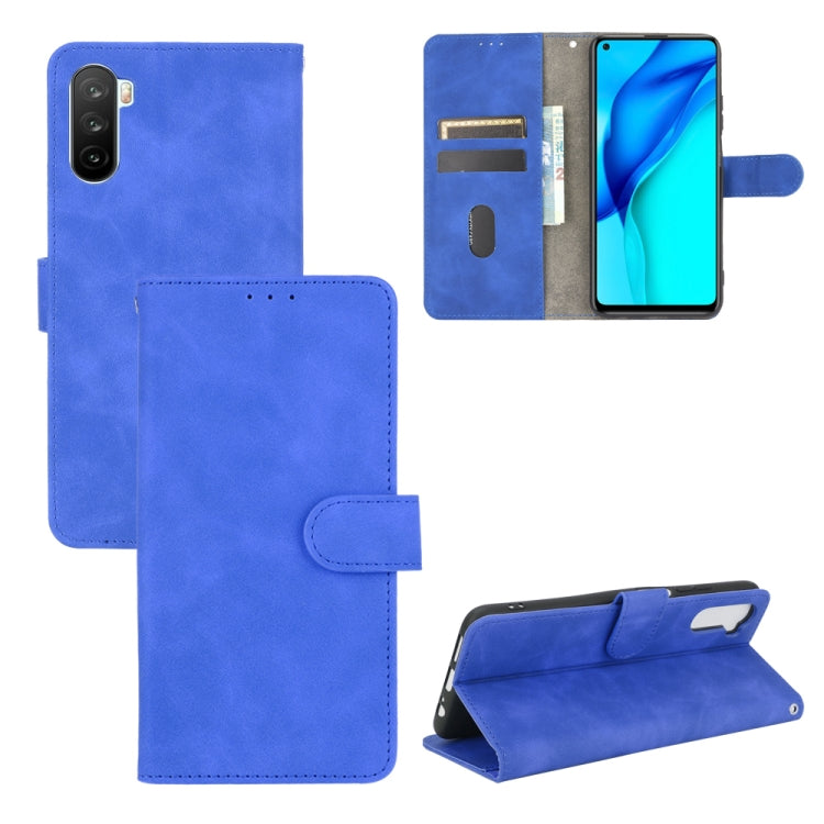 Tinta unita Skin Feel Fibbia magnetica Flip orizzontale Custodia in pelle PU con struttura in vitello con supporto e slot per schede e portafoglio, For Huawei Maimang 9 / Mate 40 Lite, For Huawei Mate 30, For Huawei nova 6 5G                           ...