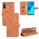 Tinta unita Skin Feel Fibbia magnetica Flip orizzontale Custodia in pelle PU con struttura in vitello con supporto e slot per schede e portafoglio, For Huawei Maimang 9 / Mate 40 Lite, For Huawei Mate 30, For Huawei nova 6 5G                           ...
