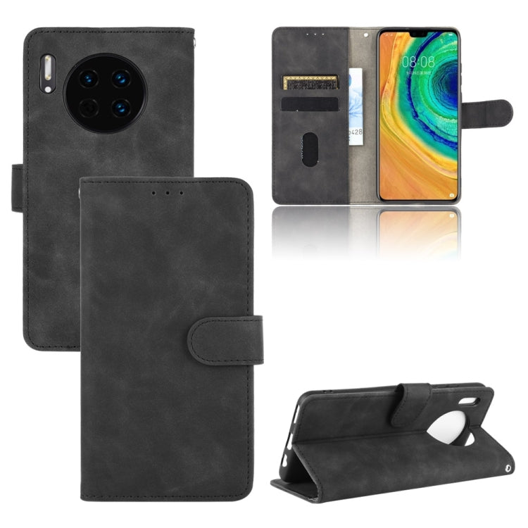 Tinta unita Skin Feel Fibbia magnetica Flip orizzontale Custodia in pelle PU con struttura in vitello con supporto e slot per schede e portafoglio, For Huawei Maimang 9 / Mate 40 Lite, For Huawei Mate 30, For Huawei nova 6 5G                           ...