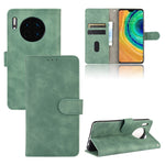 Tinta unita Skin Feel Fibbia magnetica Flip orizzontale Custodia in pelle PU con struttura in vitello con supporto e slot per schede e portafoglio, For Huawei Maimang 9 / Mate 40 Lite, For Huawei Mate 30, For Huawei nova 6 5G                           ...