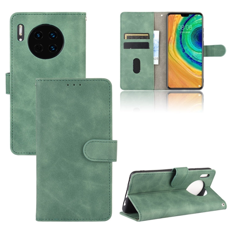 Tinta unita Skin Feel Fibbia magnetica Flip orizzontale Custodia in pelle PU con struttura in vitello con supporto e slot per schede e portafoglio, For Huawei Maimang 9 / Mate 40 Lite, For Huawei Mate 30, For Huawei nova 6 5G                           ...