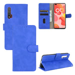 Tinta unita Skin Feel Fibbia magnetica Flip orizzontale Custodia in pelle PU con struttura in vitello con supporto e slot per schede e portafoglio, For Huawei Maimang 9 / Mate 40 Lite, For Huawei Mate 30, For Huawei nova 6 5G                           ...