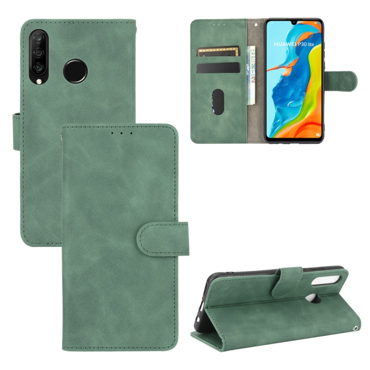 Tinta unita Skin Feel Fibbia magnetica Flip orizzontale Custodia in pelle PU con struttura in vitello con supporto e slot per schede e portafoglio, For Huawei Maimang 9 / Mate 40 Lite, For Huawei Mate 30, For Huawei nova 6 5G                           ...