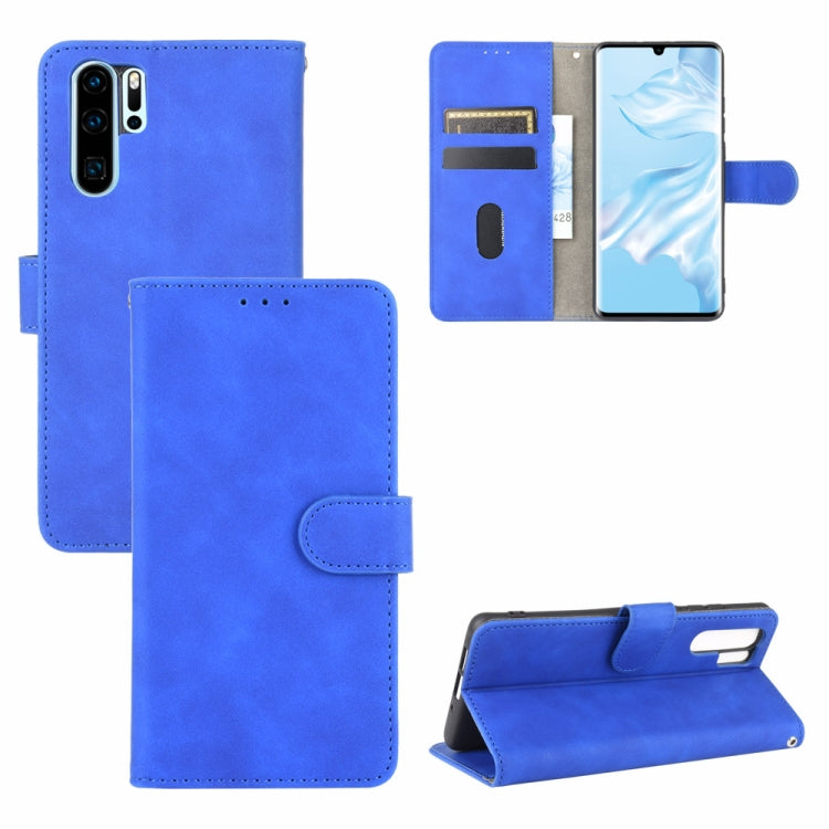 Tinta unita Skin Feel Fibbia magnetica Flip orizzontale Custodia in pelle PU con struttura in vitello con supporto e slot per schede e portafoglio, For Huawei P30 Pro, For Huawei Y8p / Enjoy 10s, For Huawei nova 7 5G