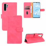 Tinta unita Skin Feel Fibbia magnetica Flip orizzontale Custodia in pelle PU con struttura in vitello con supporto e slot per schede e portafoglio, For Huawei P30 Pro, For Huawei Y8p / Enjoy 10s, For Huawei nova 7 5G