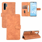 Tinta unita Skin Feel Fibbia magnetica Flip orizzontale Custodia in pelle PU con struttura in vitello con supporto e slot per schede e portafoglio, For Huawei P30 Pro, For Huawei Y8p / Enjoy 10s, For Huawei nova 7 5G