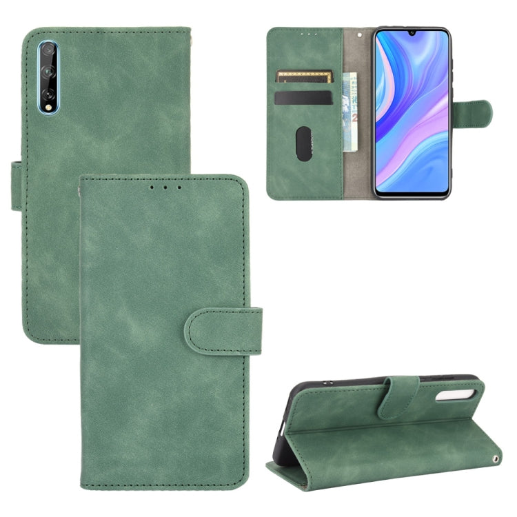 Tinta unita Skin Feel Fibbia magnetica Flip orizzontale Custodia in pelle PU con struttura in vitello con supporto e slot per schede e portafoglio, For Huawei P30 Pro, For Huawei Y8p / Enjoy 10s, For Huawei nova 7 5G
