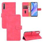 Tinta unita Skin Feel Fibbia magnetica Flip orizzontale Custodia in pelle PU con struttura in vitello con supporto e slot per schede e portafoglio, For Huawei P30 Pro, For Huawei Y8p / Enjoy 10s, For Huawei nova 7 5G