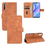 Tinta unita Skin Feel Fibbia magnetica Flip orizzontale Custodia in pelle PU con struttura in vitello con supporto e slot per schede e portafoglio, For Huawei P30 Pro, For Huawei Y8p / Enjoy 10s, For Huawei nova 7 5G