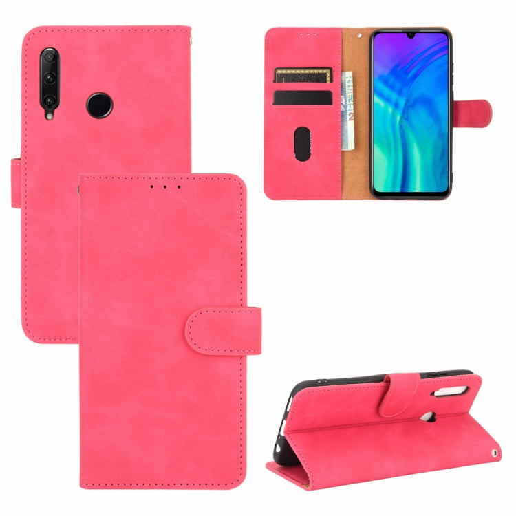 Tinta unita Skin Feel Fibbia magnetica Flip orizzontale Custodia in pelle PU con struttura in vitello con supporto e slot per schede e portafoglio, For Huawei nova 7 Pro 5G, For Huawei P smart 2020, For Huawei Honor 10i / 20i / Enjoy 9s                ...