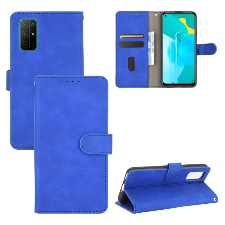 Tinta unita Skin Feel Fibbia magnetica Flip orizzontale Custodia in pelle PU con struttura in vitello con supporto e slot per schede e portafoglio, For Huawei nova 7 Pro 5G, For Huawei P smart 2020, For Huawei Honor 10i / 20i / Enjoy 9s                ...