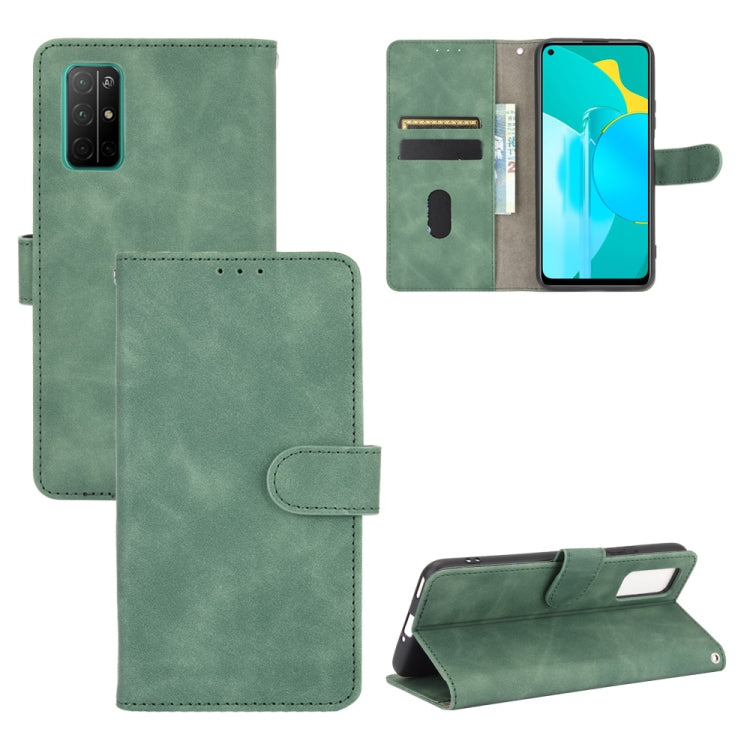 Tinta unita Skin Feel Fibbia magnetica Flip orizzontale Custodia in pelle PU con struttura in vitello con supporto e slot per schede e portafoglio, For Huawei nova 7 Pro 5G, For Huawei P smart 2020, For Huawei Honor 10i / 20i / Enjoy 9s                ...