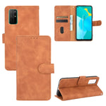 Tinta unita Skin Feel Fibbia magnetica Flip orizzontale Custodia in pelle PU con struttura in vitello con supporto e slot per schede e portafoglio, For Huawei nova 7 Pro 5G, For Huawei P smart 2020, For Huawei Honor 10i / 20i / Enjoy 9s                ...