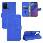 Tinta unita Skin Feel Fibbia magnetica Flip orizzontale Custodia in pelle PU con struttura in vitello con supporto e slot per schede e portafoglio, For Huawei P smart Z / Y9 Prime (2019), For Huawei Honor 30 Youth, For Huawei P30                       ...