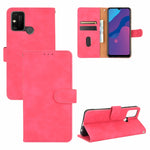 Tinta unita Skin Feel Fibbia magnetica Flip orizzontale Custodia in pelle PU con struttura in vitello con supporto e slot per schede e portafoglio, For Huawei P smart Z / Y9 Prime (2019), For Huawei Honor 30 Youth, For Huawei P30                       ...