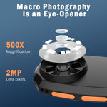 Microscopio digitale portatile 2MP con schermo 2" HD