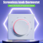 Termostato Smart Home senza schermo con LED bicolore