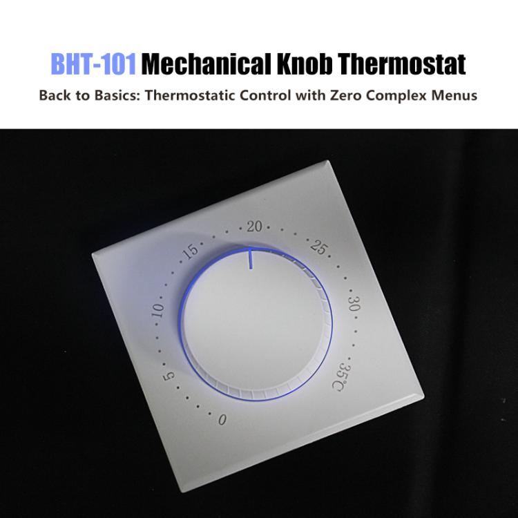 Termostato Smart Home senza schermo con LED bicolore